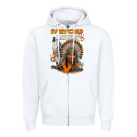 White every child matters child and wolf Zipper Hoodie - BarkalooDesign