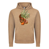 Vintage Coffee Coral Reef Vintage Hoodie - LillyAllenDesigns