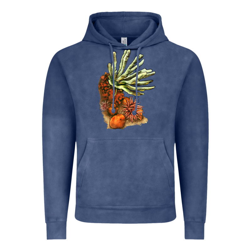 Coral Reef Vintage Hoodie by LillyAllenDesigns | Teevron