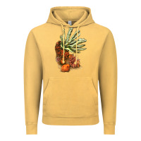 Vintage Mustard Coral Reef Vintage Hoodie - LillyAllenDesigns