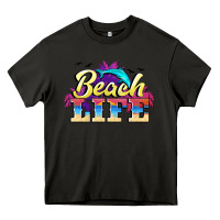 Asphalt beach life Heavy Core Tee - BarkalooDesign