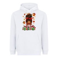 White santa's favorite assistant afro messy bun Heavyweight Hoodie - texasbilliewilder