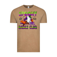 Vintage Coffee Spooky babes club Vintage Tee - NancyCooperArtShop