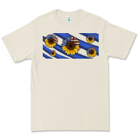 Bone american flag sunflowers 16oz libbey cup Premium Tee - HRA Design Shop
