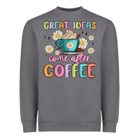 Storm great ideas come after coffee Heavyweight Sweatshirt - MaliasSmallBusiness