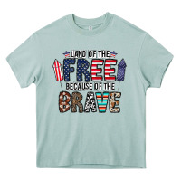 Arona land of the beacause of the brave Heavy Core Tee - CowhideDigitalArt