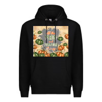 Black all the plaid and pumpkin things Premium Hoodie - TumblerDesignByShophia