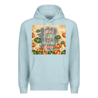 Blue Mist all the plaid and pumpkin things Premium Hoodie - TumblerDesignByShophia