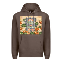 Coffee all the plaid and pumpkin things Premium Hoodie - TumblerDesignByShophia