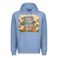 Colony Blue all the plaid and pumpkin things Premium Hoodie - TumblerDesignByShophia