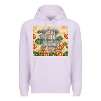 Lilac all the plaid and pumpkin things Premium Hoodie - TumblerDesignByShophia