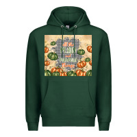 Sports Green all the plaid and pumpkin things Premium Hoodie - TumblerDesignByShophia