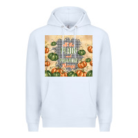 White all the plaid and pumpkin things Premium Hoodie - TumblerDesignByShophia