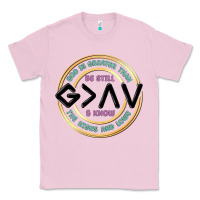 Bubblegum Pink be still and know Classic Tee - MaliasSmallBusiness