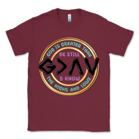 Burgundy be still and know Classic Tee - MaliasSmallBusiness