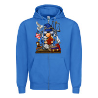 True Royal judge  gnome Zipper Hoodie - BarkalooDesign
