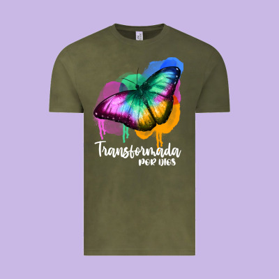 Transformada Por Dios Vintage Tee Designed By Jahusdesignshop