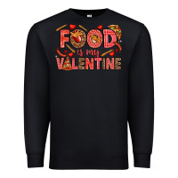 Black Food is my Valentine Premium Sweatshirt - HowdyJamesFarm