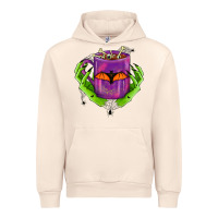 Sandshell Halloween Coffee Cup With Hands Urban Hoodie - FaDigitalArtStudio