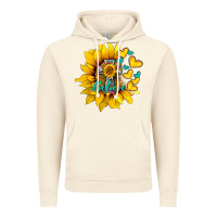 Vintage Artic western sunflower  cross believe Vintage Hoodie - BarkalooDesign