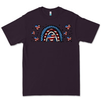 Plum american flag rainbow 16oz libbey cup Premium Tee - HRA Design Shop