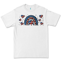 American Flag Rainbow 16oz Libbey Cup Premium Tee | Teevron