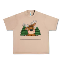 Burro Personalized Christmas deer Urban Heavy Tee - MaliasSmallBusiness