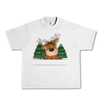Lunar Rock Personalized Christmas deer Urban Heavy Tee - MaliasSmallBusiness