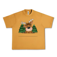 Peanut Butter Personalized Christmas deer Urban Heavy Tee - MaliasSmallBusiness