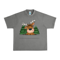 Tornado Personalized Christmas deer Urban Heavy Tee - MaliasSmallBusiness
