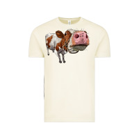 Vintage Arctic cute simmental cow Vintage Tee - LillyAllenDesigns