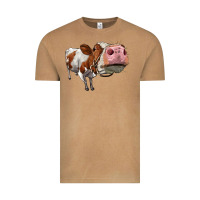 Vintage Camel cute simmental cow Vintage Tee - LillyAllenDesigns