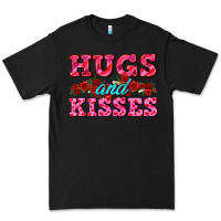 Black hugs and kisses valentines Premium Tee - AdoDesignShop