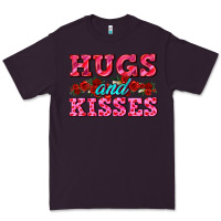 Plum hugs and kisses valentines Premium Tee - AdoDesignShop