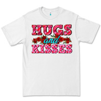 White hugs and kisses valentines Premium Tee - AdoDesignShop