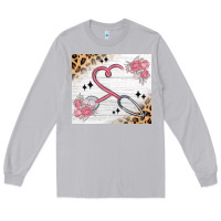 Moon Dust customized leopard floral nurse Long Sleeve Tee - MaliasSmallBusiness