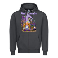 Smoke fresh lavender gnome Zipper Hoodie - BarkalooDesign