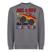 Storm just a boy who loves monster trucks Heavyweight Sweatshirt - MaliasSmallBusiness