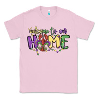 Bubblegum Pink welcome to our home Classic Tee - MaliasSmallBusiness