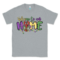 Heather Grey welcome to our home Classic Tee - MaliasSmallBusiness