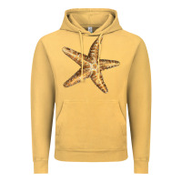 Vintage Mustard Starfish Vintage Hoodie - LillyAllenDesigns