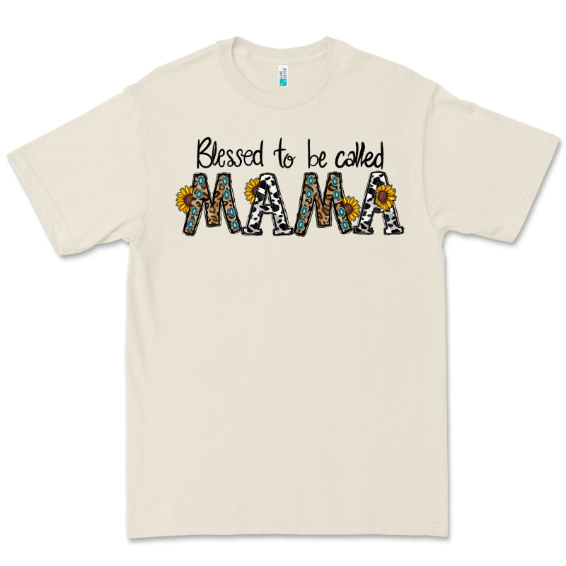 Blessed To Be Called Mama Premium Tee by CowhideDigitalArt | Teevron