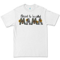 White blessed to be called mama Premium Tee - CowhideDigitalArt