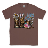 Chestnut Happy Easter Classic Tee - CowhideDigitalArt