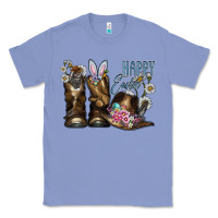 Colony Blue Happy Easter Classic Tee - CowhideDigitalArt
