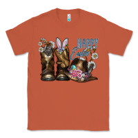 Copper Happy Easter Classic Tee - CowhideDigitalArt