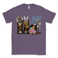 Lavender Happy Easter Classic Tee - CowhideDigitalArt