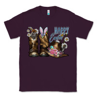 Plum Happy Easter Classic Tee - CowhideDigitalArt
