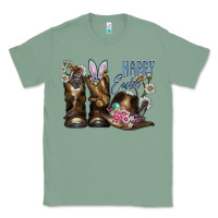 Sage Happy Easter Classic Tee - CowhideDigitalArt
