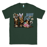 Sports Green Happy Easter Classic Tee - CowhideDigitalArt